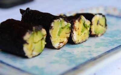 Rice free vegetable Sushi