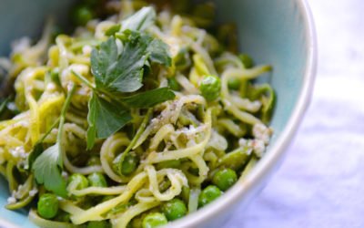 Courgette noodles