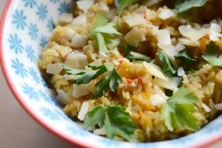 Butternut Squash and Chilli Risotto