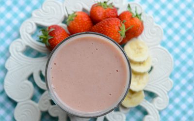 strawberry and banana shake