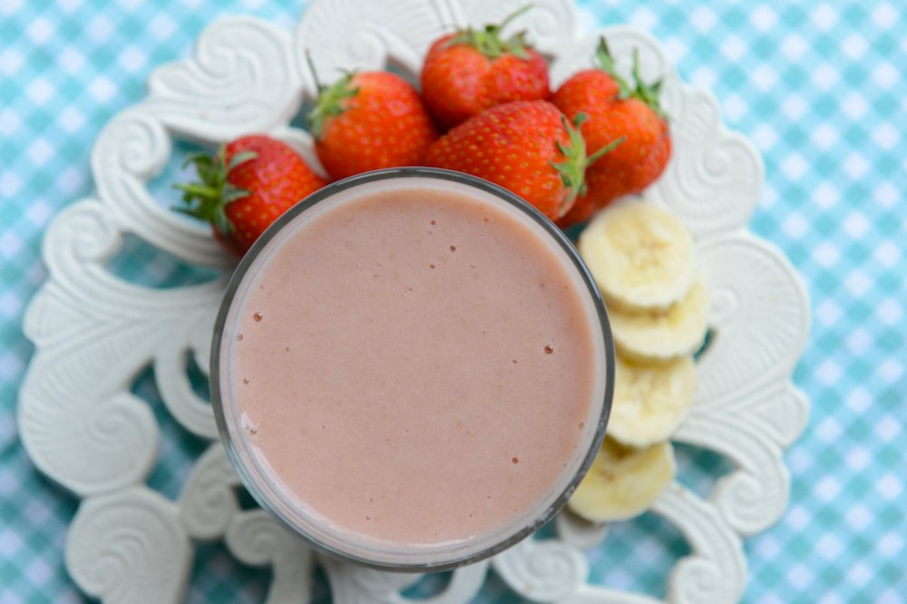 strawberry and banana shake