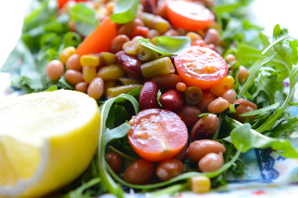 Bean Salad with Rocket
