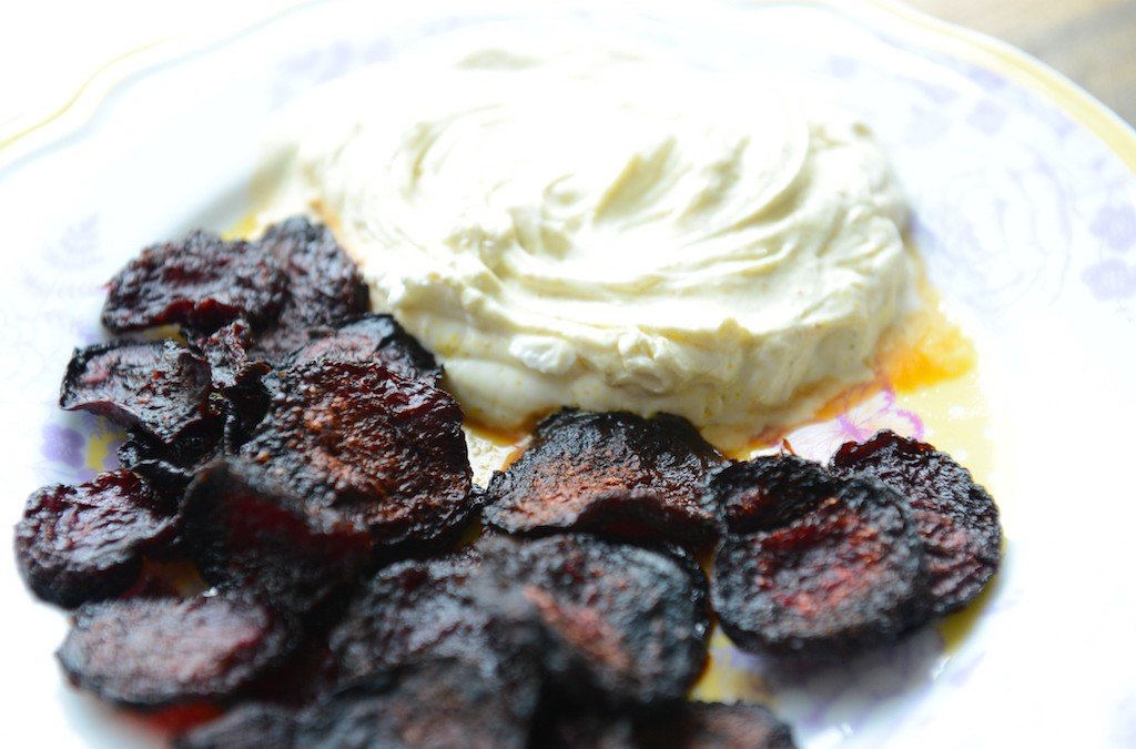 Curried Beetroot crisps