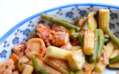 Tofu and tomato