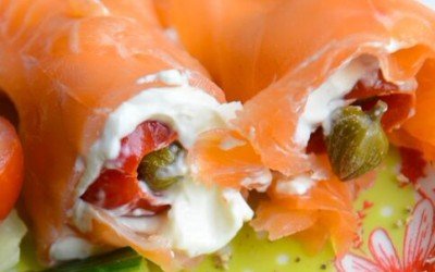 Smoked Salmon Roll-ups