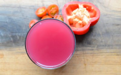 Tomato and pepper juice