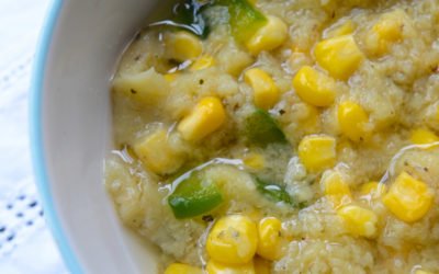 Corn Chowder with vegetables