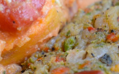Hot Smoked Mackerel and Vegetable Medley