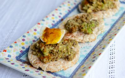 Rice Cakes with Eggs