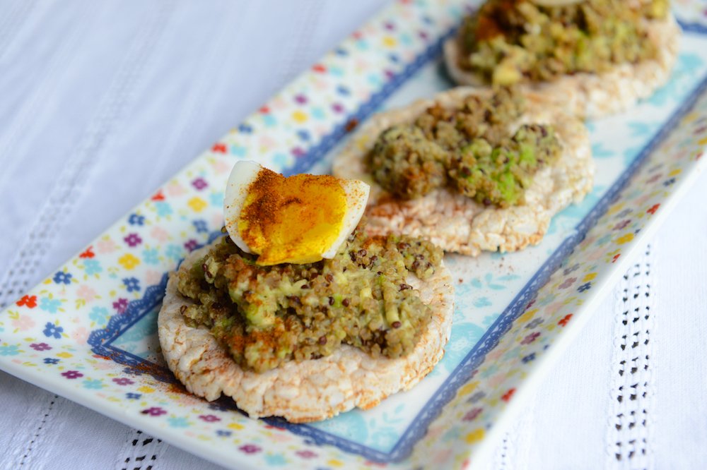 Rice Cakes with Eggs