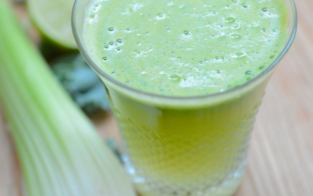 Apple and Greens with Lime Juice