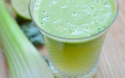 Apple and Greens with Lime Juice