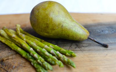 Asparagus and Pear Salad with Almonds