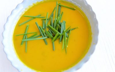 Carrot and leak soup