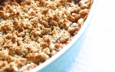 Vegan Quince and Apple Crumble
