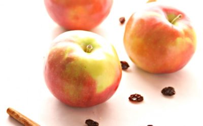 Apple and raisins
