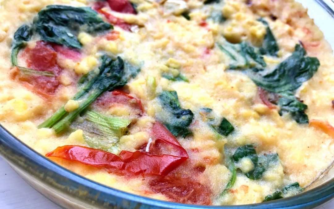 polenta veggie pie