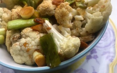 Soy roasted cauliflower