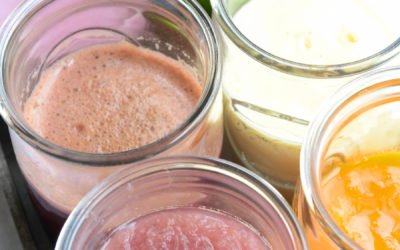 Berry Smoothie with Milled Flaxseeds