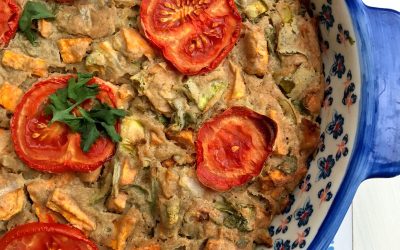 Sweet potato omelette